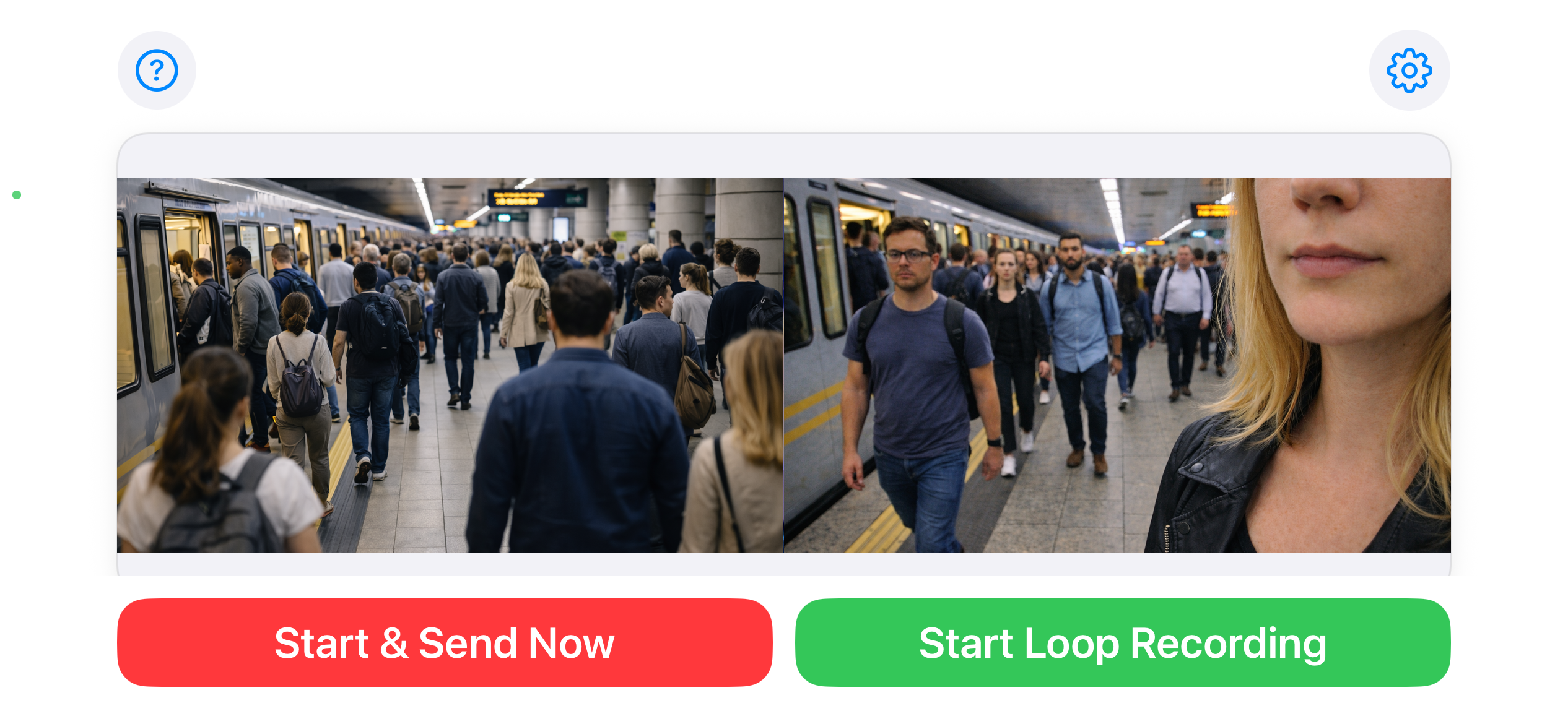 Start and Send Now scenario preview